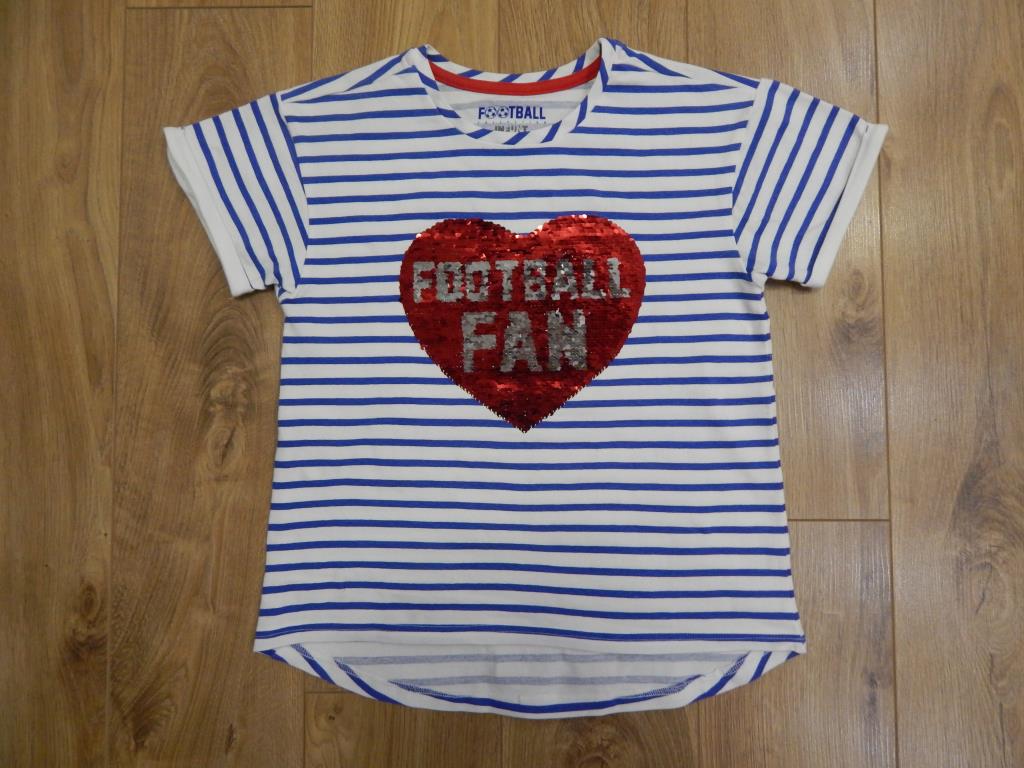 Футболка с  двусторонними пайетками, р.146-152. 146