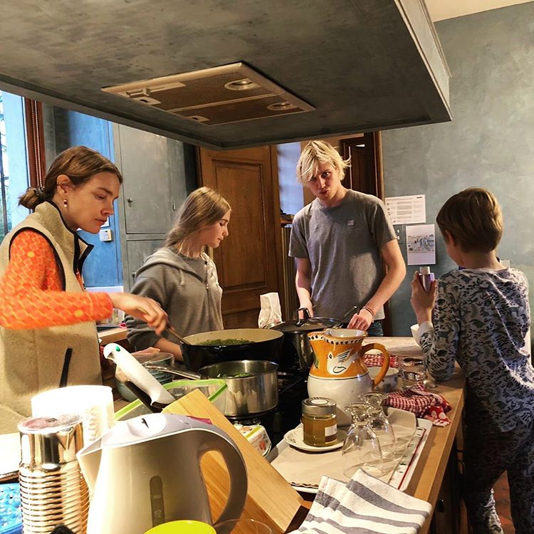 Наталья Водянова кухня дети