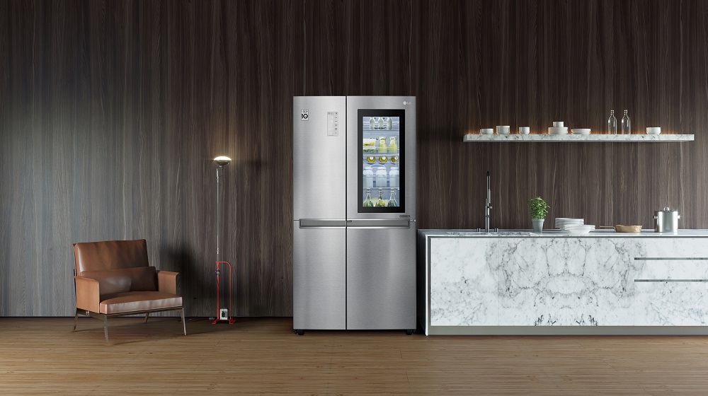 Сохраняйте свежесть продуктов дольше с новыми Side-by-side холодильниками LG с Doorcooling+