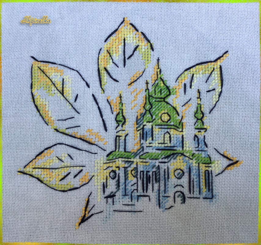 Киев по схеме Екатерины Бесперстовой. Мои работы