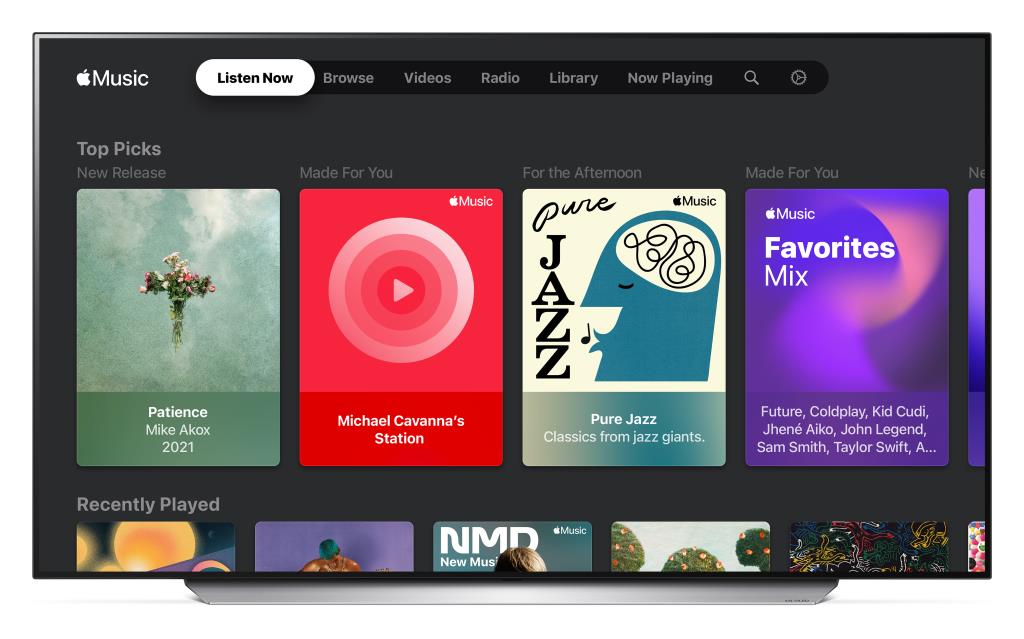 LG Smart TV предлагает беспатный пробный период в сервисе Apple music