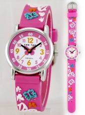 Н101-2 Бабочки. часы- новое