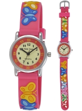 Н101-2 Разноцветные бабочки. часы- новое