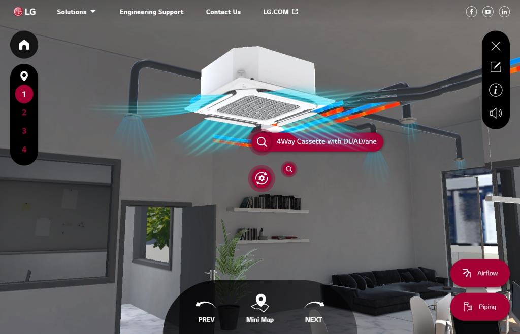 Новые решения LG HVAC в новом виртуальном интерактивном шоу