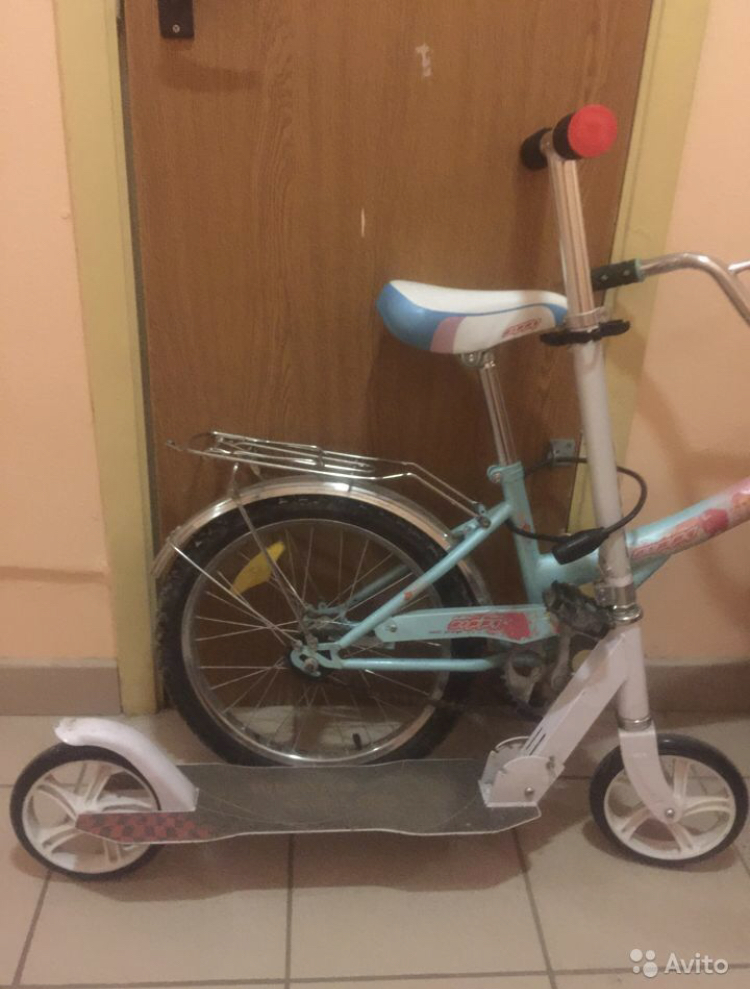 взрослый самокат, 1000р. я-Продано