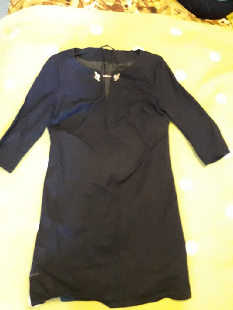 Платье Lime размер S очень темно-синее. Одежда для девушек р.40-46