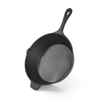 чугун фисман  Глубокая сковорода 25,5x7,7см (чугун. 