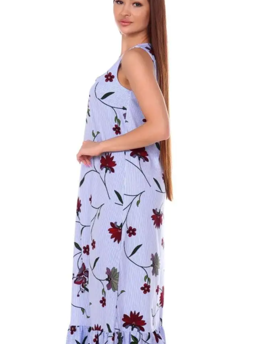 Сарафан хлопок длинный 56. ПИАР