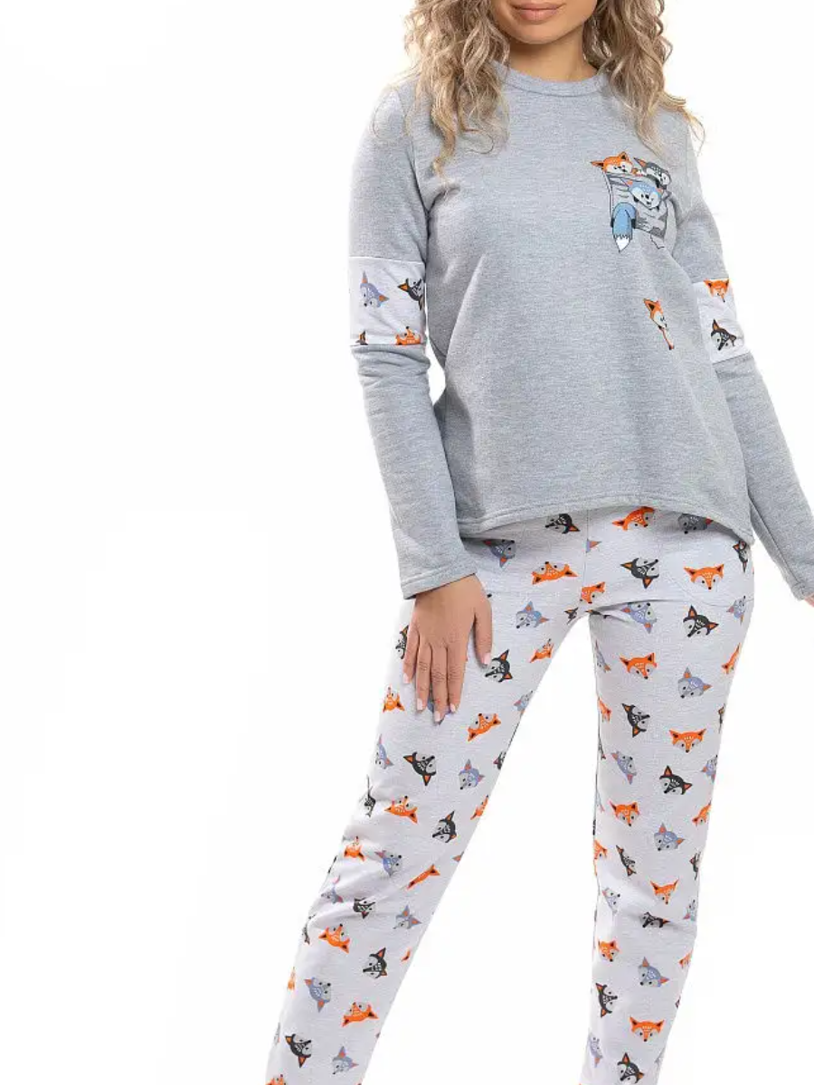 Костюм женский домашний утепленный 58. ПИАР