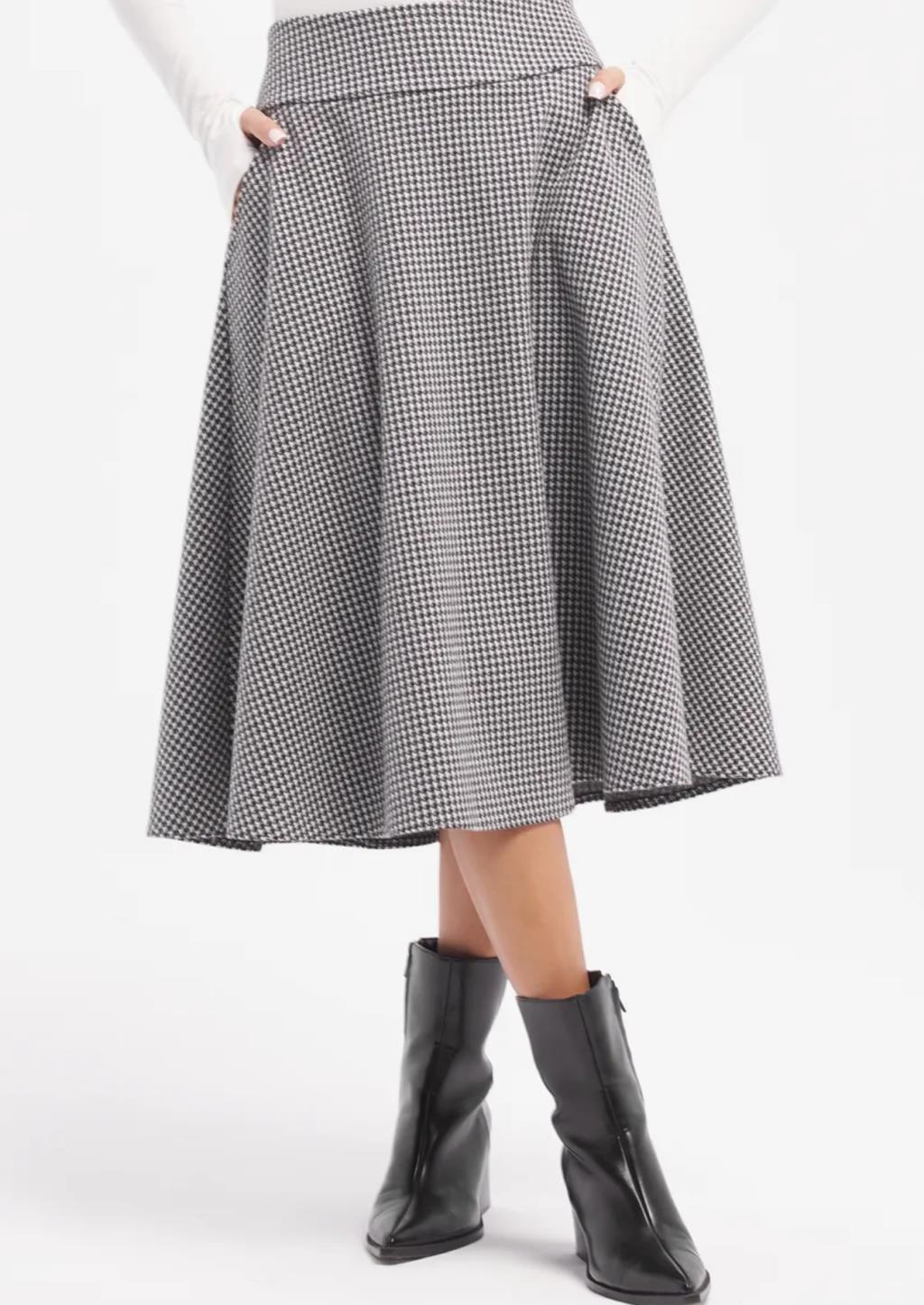 юбка теплая миди. 