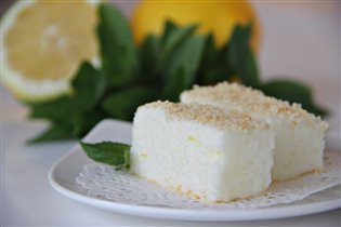 Яблочно-лимонное суфле
