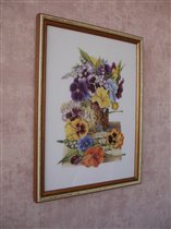 Lanarte PN-0154463 Pot of Pansies (Marjolein Basti
