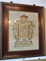 Старинная вышитая икона
