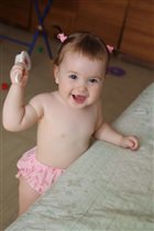 Самая первая причёска дочурки Алисы!