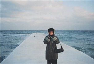 Аня. Зима. Море. Одесса.