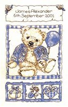 Loveable Bears-Bear Birth Sampler (Blue)