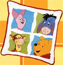 Pooh-Pooh & Friends Character Cushion