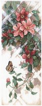 Butterfly and Clematis