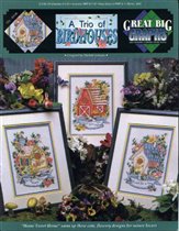 A trios of birdhouses