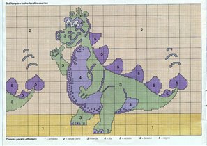 Схема динозавра