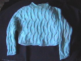 Светло-зеленый свитер