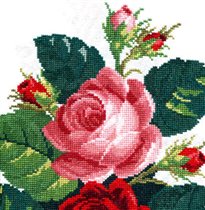 Roses - fragment of panel