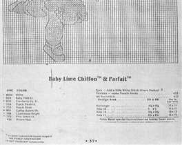 Baby Lime Chiffon and Parfait