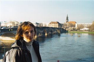 Дрезден. Вид на Эльбу.