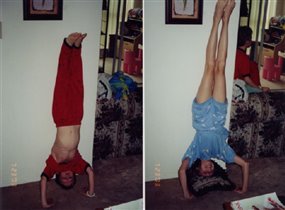 Любим стоять на головах!:0)