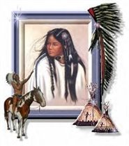 Портрет индейской девочки