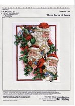 Threee Faces of Santa by Vermillion