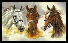 3 лошади 
