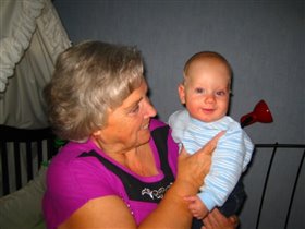 Кирюша с прабабушкой