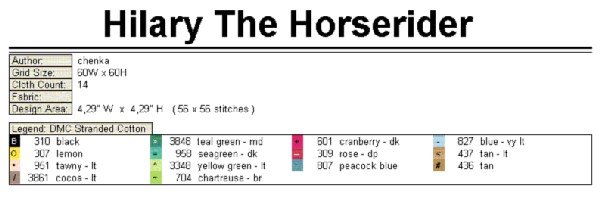 Hilary The Horserider_key
