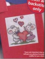 открытка с влюблёнными мышами