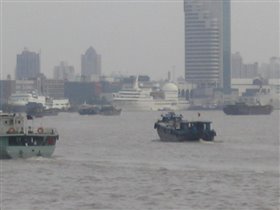 Shanghai. Harbor view