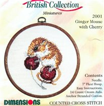 Ginger mouse with cherry