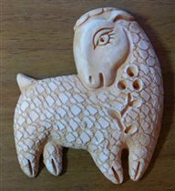 глиняная овечка