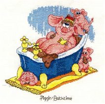 Piggin' bath time
