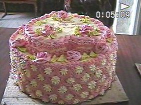 Торт -валентинка