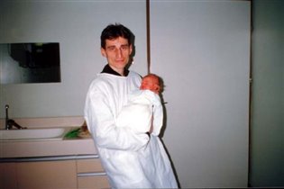Папа с дочкой