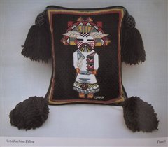 Hopi kachina pillow