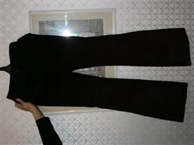темно-коричневые вельветовые брюки 350 р