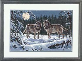 Волки на восходе луны