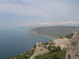 Вид с вершины Караул-Оба в сторону Ялты.