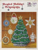 Beaded holidays ornaments