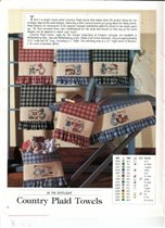 country plaid towels-ph