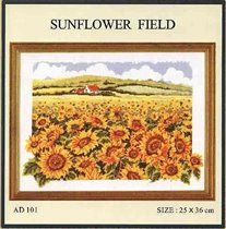 anchor-sunflowers field