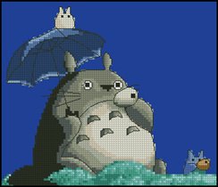 Totoro - 100x83 крестика