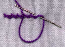 Twisted Chain Stitch 1